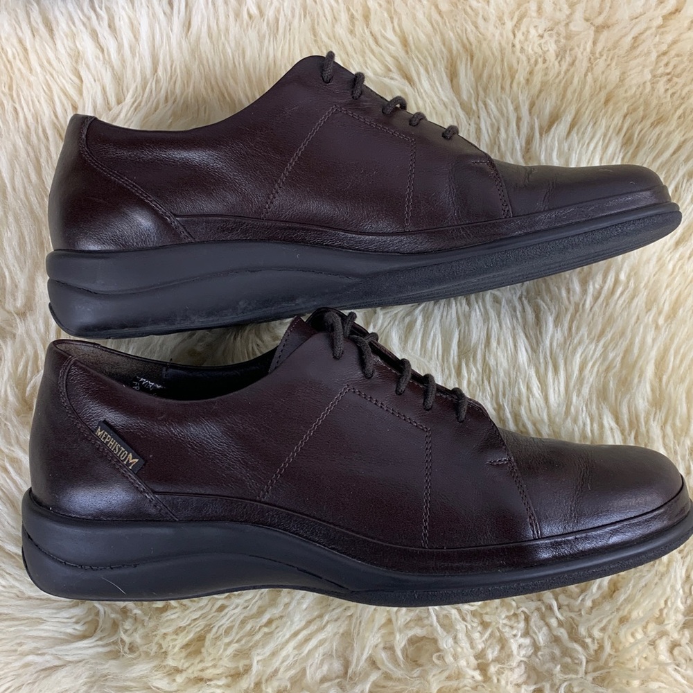 Women’s Mephisto Brown Leather Shoes
